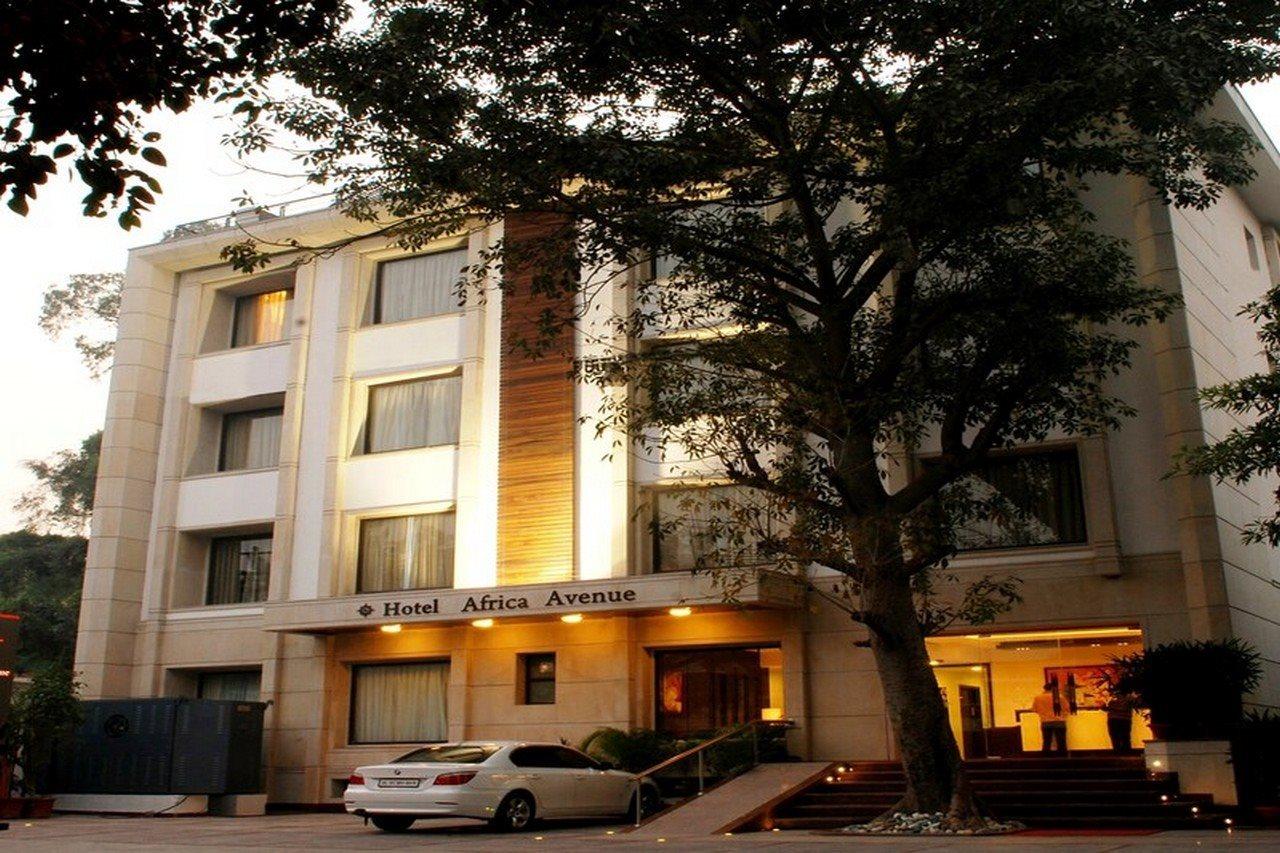 Africa Avenue Gk - 1 Hotel New Delhi Buitenkant foto